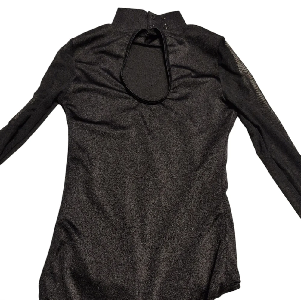 Weissman Sheer Sleeve Chic Bodysuit